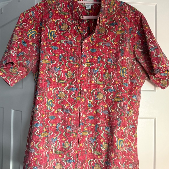 🌊 Vintage Reyn Spooner “Island Reef” Hawaiian Shirt – 1990s (XL, Red) 🐠 - Picture 2 of 7